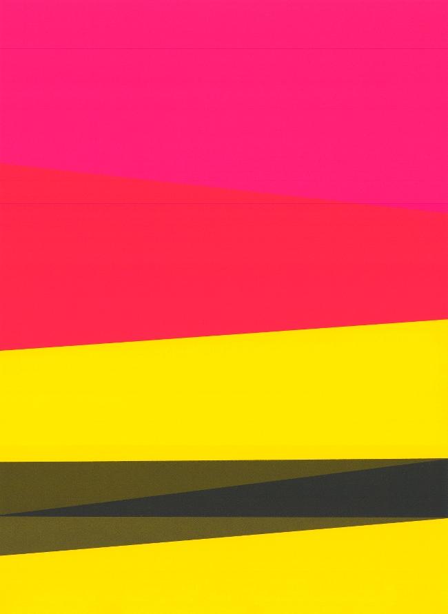 U.T landskap gul/rosa