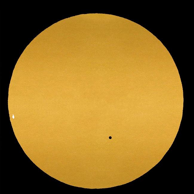 Merkur passerer solen